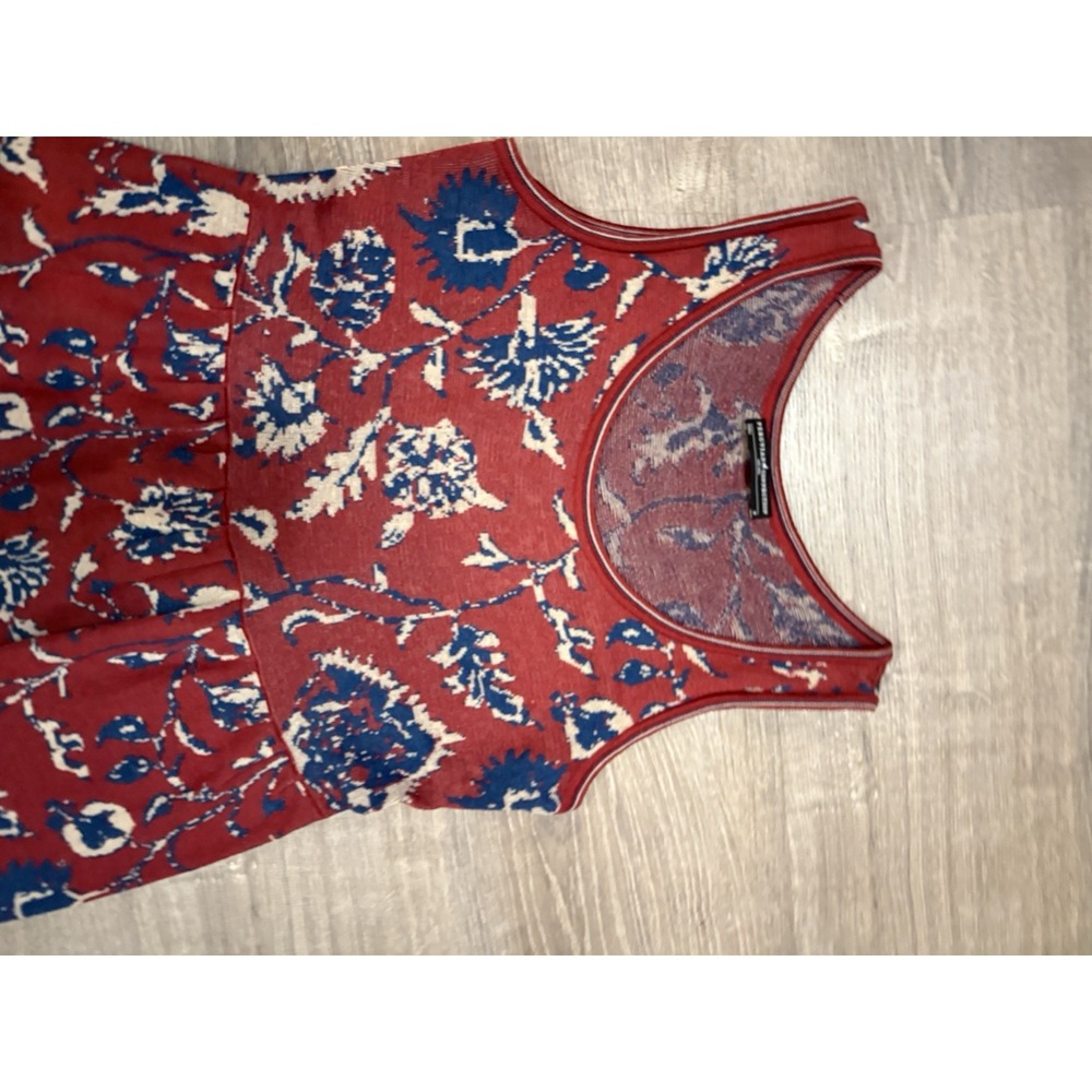 Peruvian Connection Dress Knit Floral Tank M - Picture 5 of 10